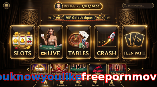 Main screen of Www.youknowyoulikefreepornmovies.com casino page for PK players